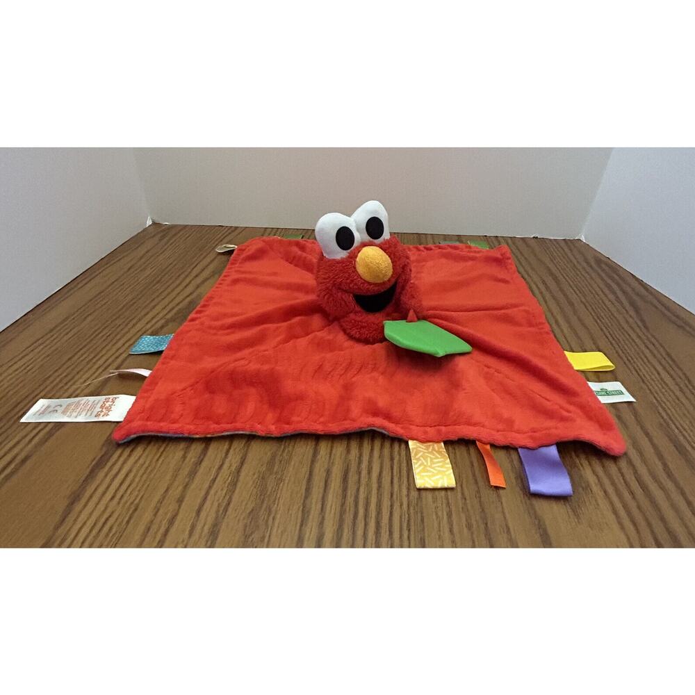 Bright Starts Sesame Street Snuggle with Elmo Lovey Security Blanket Teether Toy